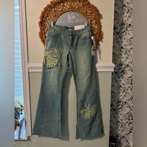 BDG Patched Flare Jeans